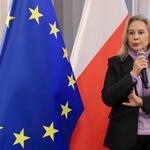 Anna Zasada-Chorab przemawia do uczestników.